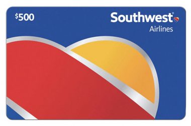 Travelling Next Year? Grab a $500 Southwest E-Gift Card for Just $429.99!
